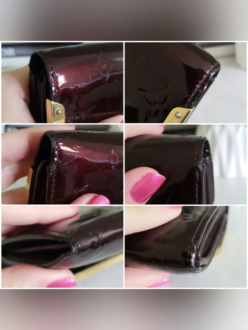 Authentic Pre-owned Louis Vuitton Rossmore Vernis Long Flap Wallet